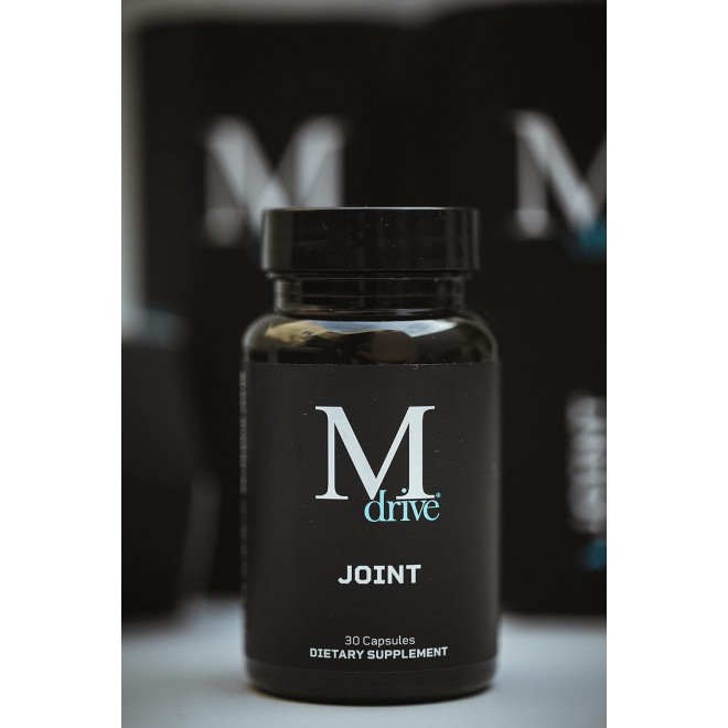 Mdrive Joint Support Supplement for Men - Supports Healthy Joint Function, Flexibility, Comfort & Mobility - Features UC-II Collagen, Turmeric Curcumin & Sodium Hyaluronate from Hyaluronic Acid, 30ct