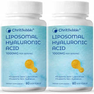 Liposomal Hyaluronic Acid Supplements for Women,Men 1000mg-Pure Dietary Hyaluronic Acid Capsules for Skin,Joint,Dermal Repair Complex