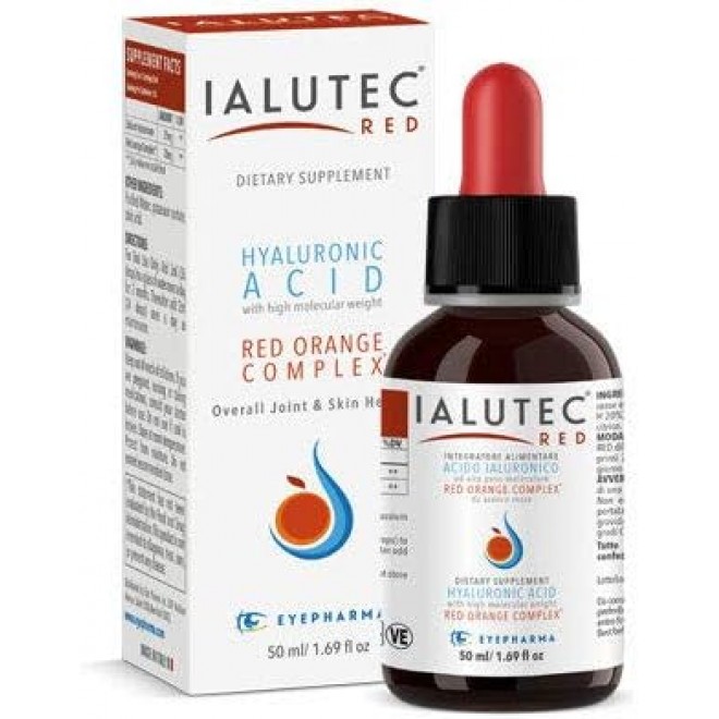 Pure Hyaluronic Acid Oral Supplement with Antioxidants- High Molecular Weight. Joint Support- Red Oranges Extract - Advanced Formula - 1.69 oz