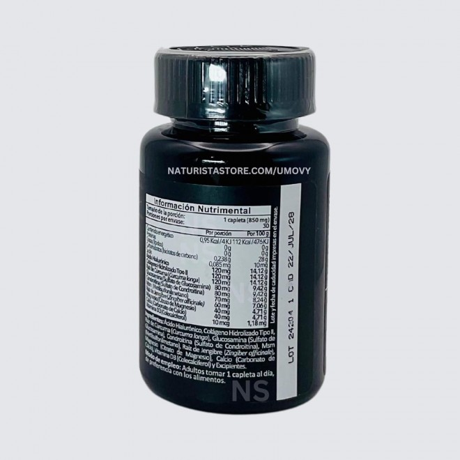 Umovy hyaluronic Acid 30 caplets 850 mg