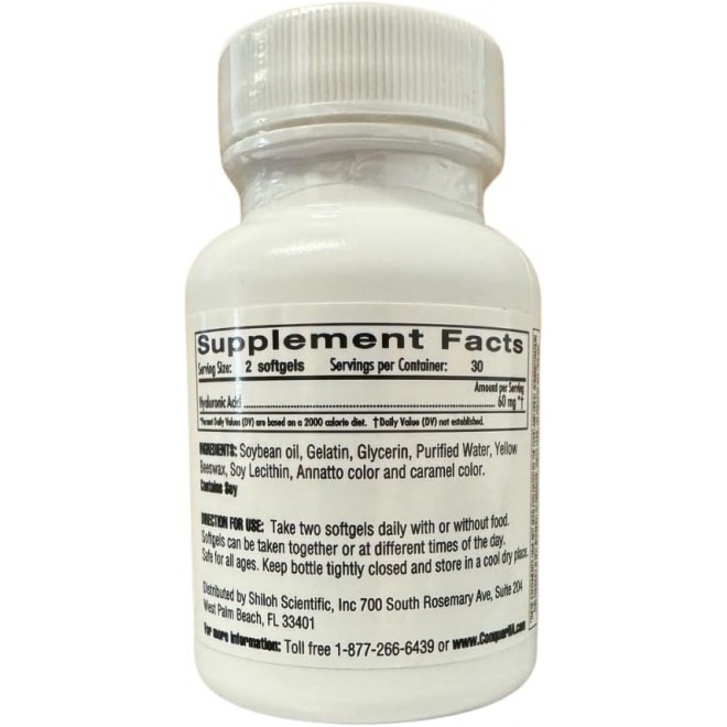 Original Form Hyaluronic Acid - 60 softgel Caps