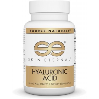 Source Naturals Skin Eternal Hyaluronic Acid, 50mg - 60 Tablets