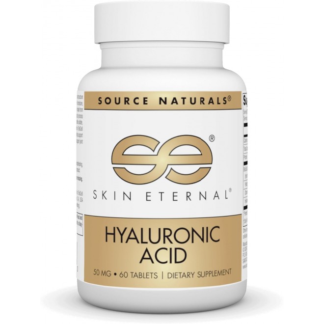 Source Naturals Skin Eternal Hyaluronic Acid, 50mg - 60 Tablets