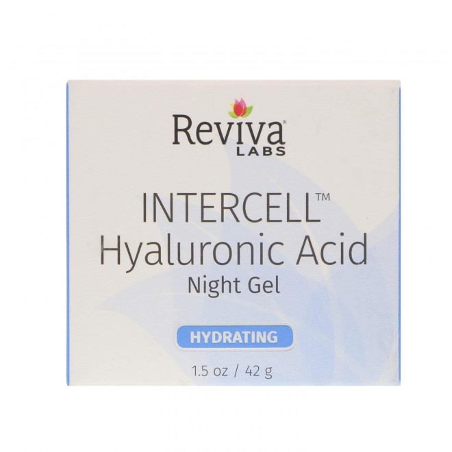 Reviva Intercell Night Gel with Hyaluronic Acid 1.50 oz