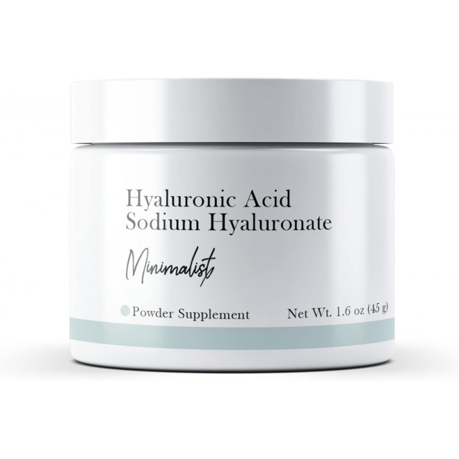 Minimalist Hyaluronic Acid (1.6 oz) Sodium Hyaluronate, Powder, Dietary Supplement